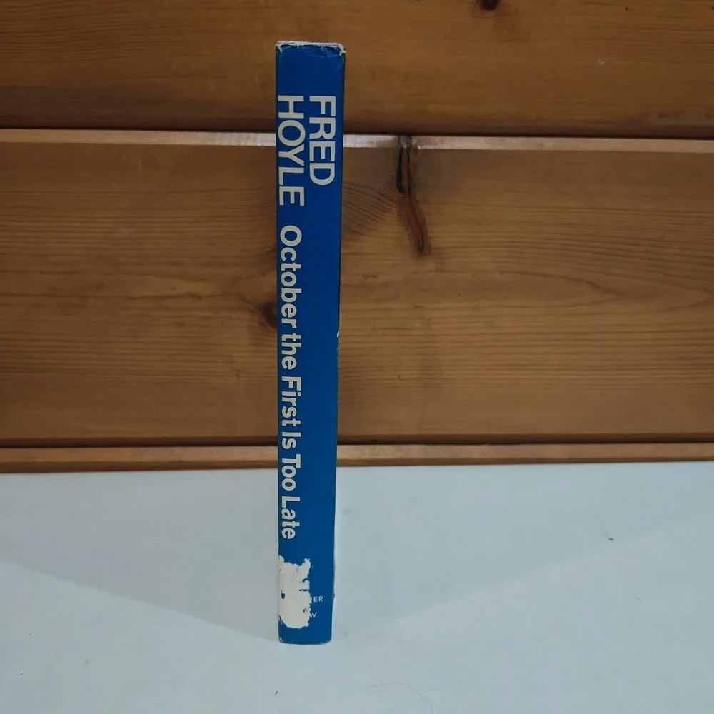 October The First Is Too Late Fred‎ Hoyle 1966 Vintage Hardcover Science Fiction